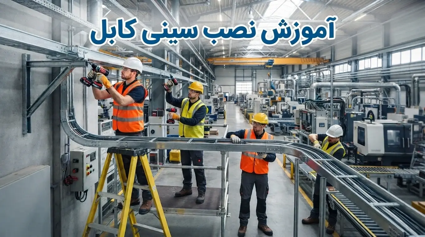 اموزش نصب سینی کابل