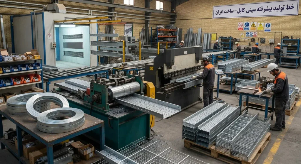 عوامل موثر روی قیمت سینی کابل گالوانیزه